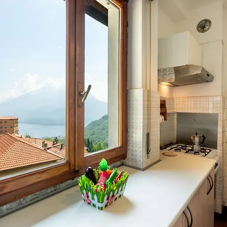 Apartment Sciura Elena's Terrace With Lake, Mounts & Valley By Halldis
