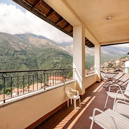 Sciura Elena's Terrace With Lake, Mounts & Valley By Halldis Apartment Garzeno